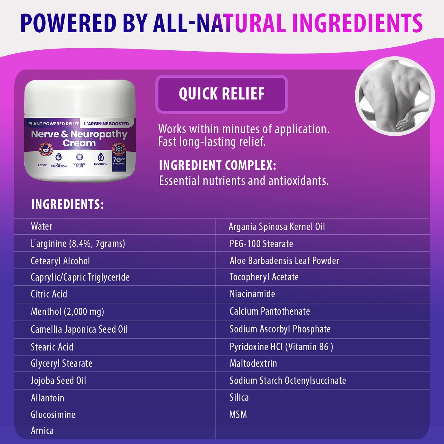 Nerve & Neuropathy Cream